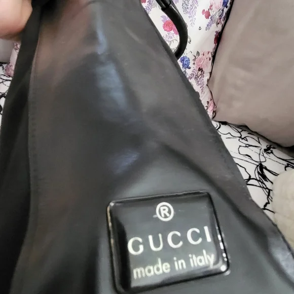 Gucci canvas and leather bag with wallet - Picture 2 of 11